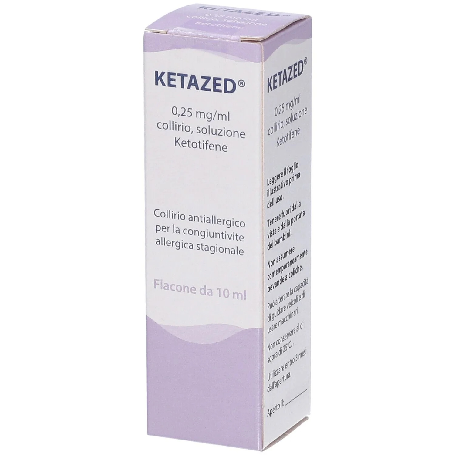 Colirio Ketazed 0,25 mg/1 ml 10 ml
