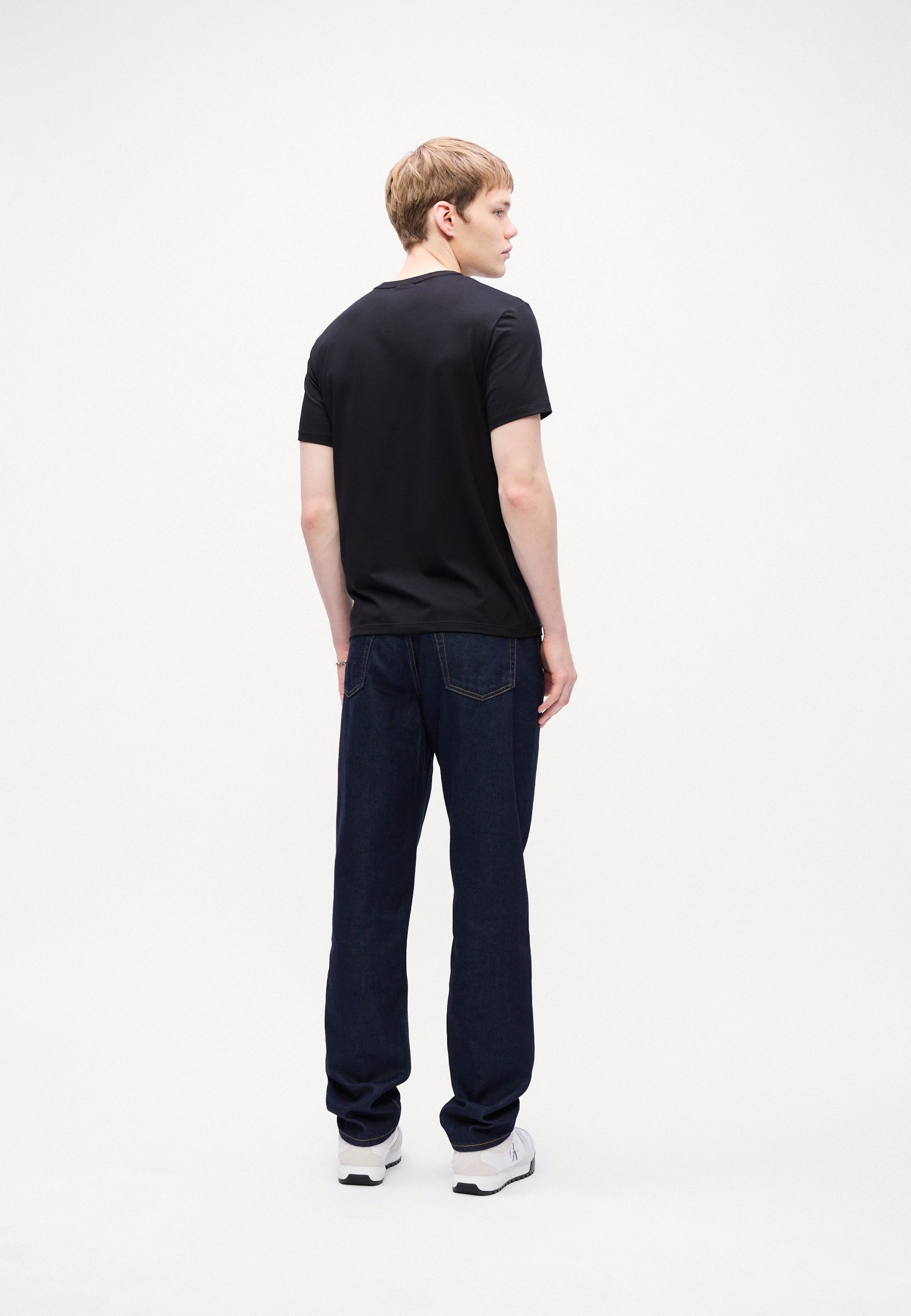 Calvin Klein SLIM TEE 2er-Pack – Basic-T-Shirt – Schwarz