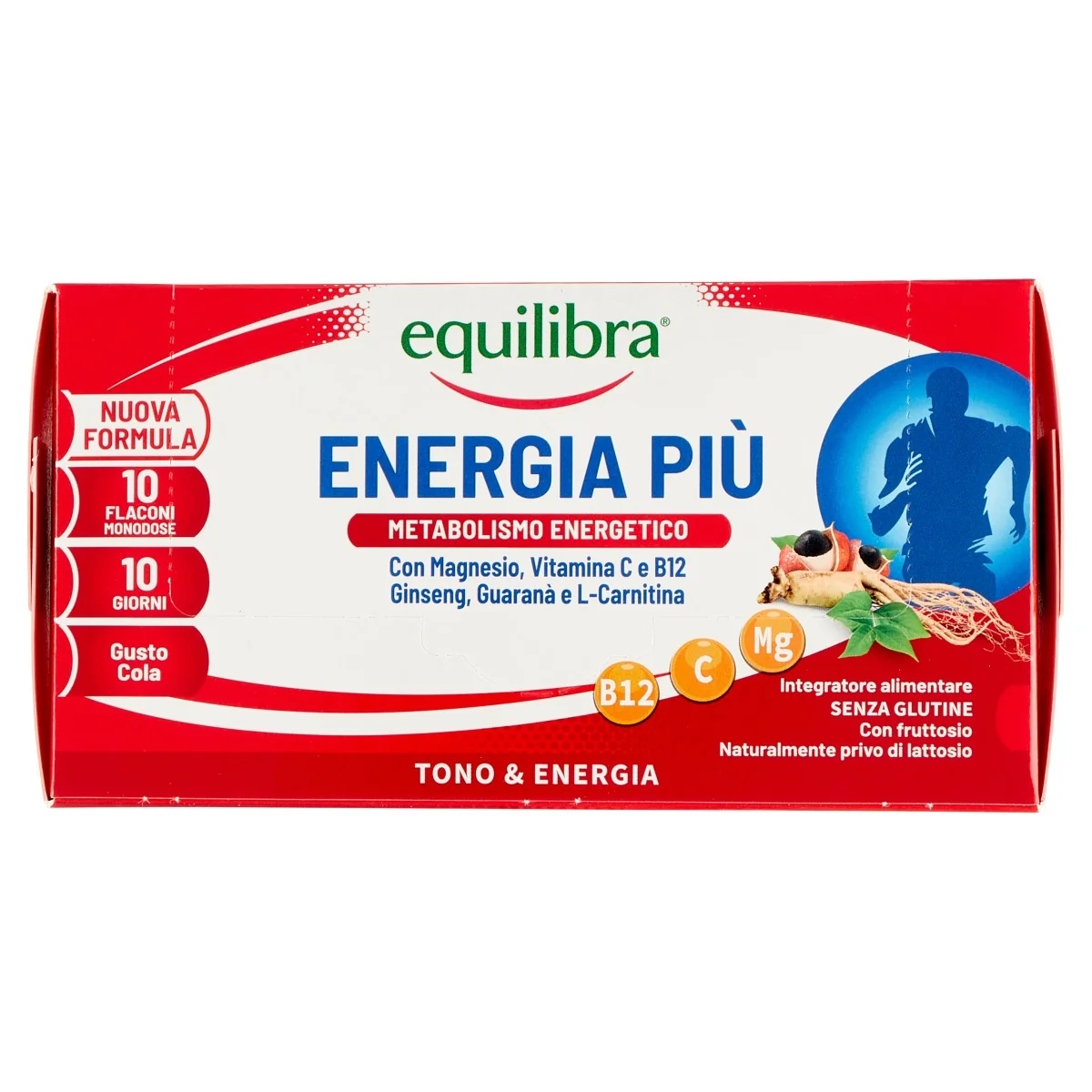 EQUILIBRA Equilibra Energy Plus 10 φιαλίδια συμπλήρωμα βιταμινών και μετάλλων