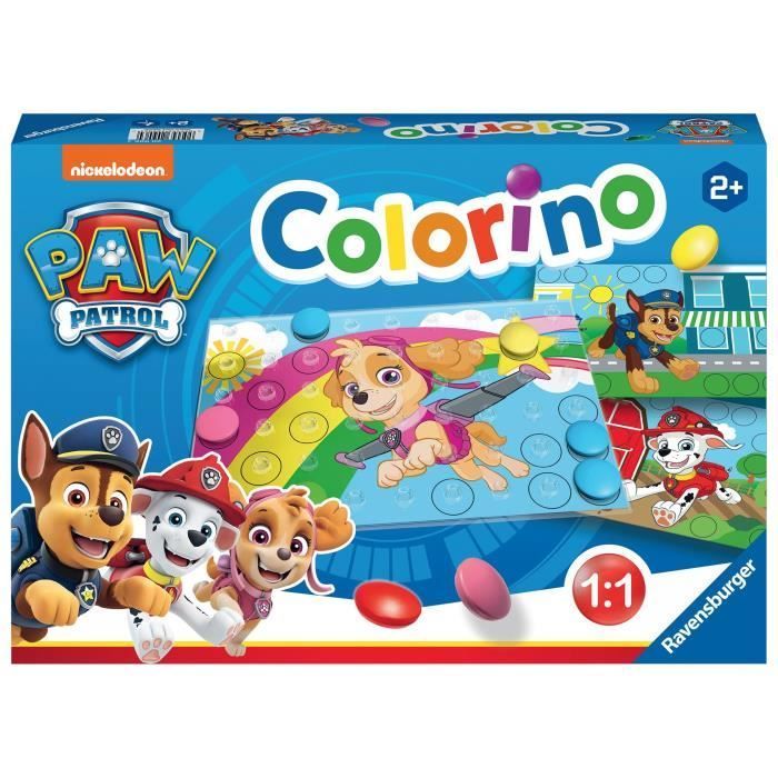 Colorino Paw Patrol, juego educativo, para mayores de 2 años, Ravensburger, Paw Patrol