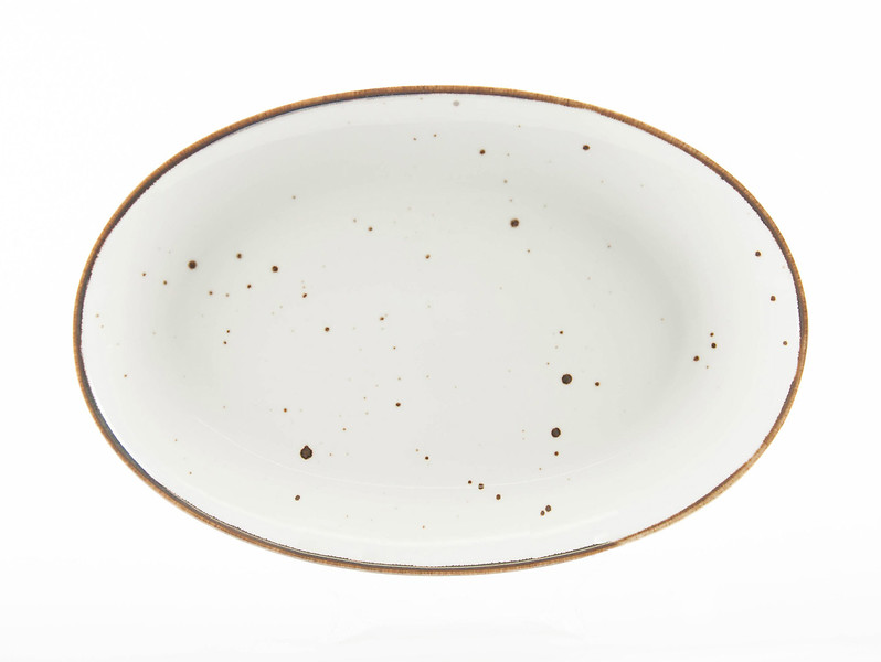 Półmisek Cottage White porcelanowy 31 cm biały