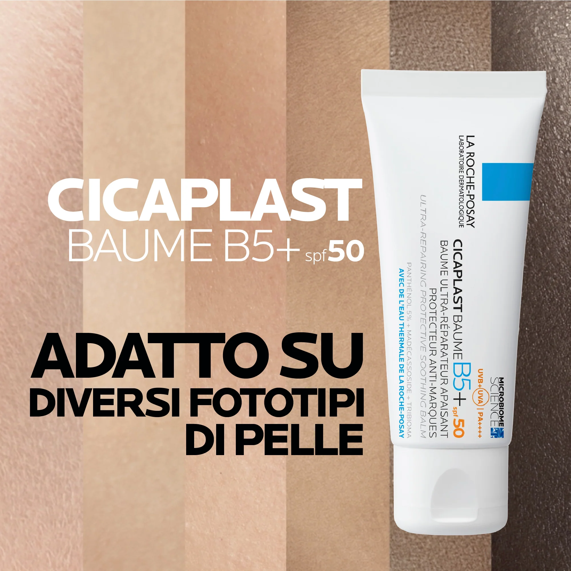 Cicaplast Cicaplast Baume B5+ SPF50 - Crema viso giorno lenitiva, Trattamenti Protettivi, Crema Corpo