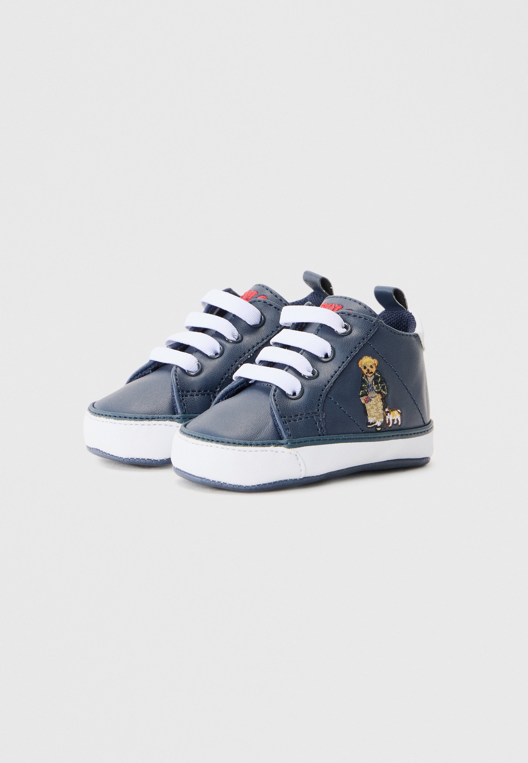 Polo Ralph Lauren QUILTON BEAR LAYETTE UNISEXE - Chaussures bébé - bleu marine