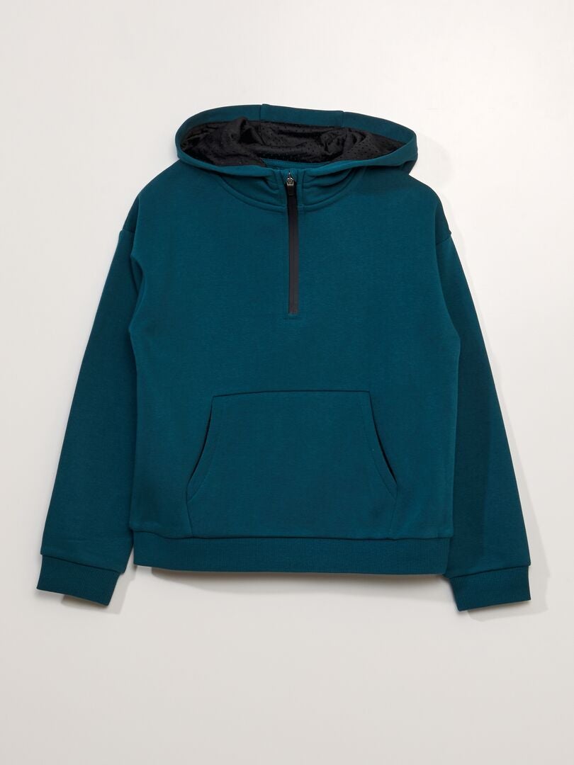 Sudadera con cremallera - VERDE