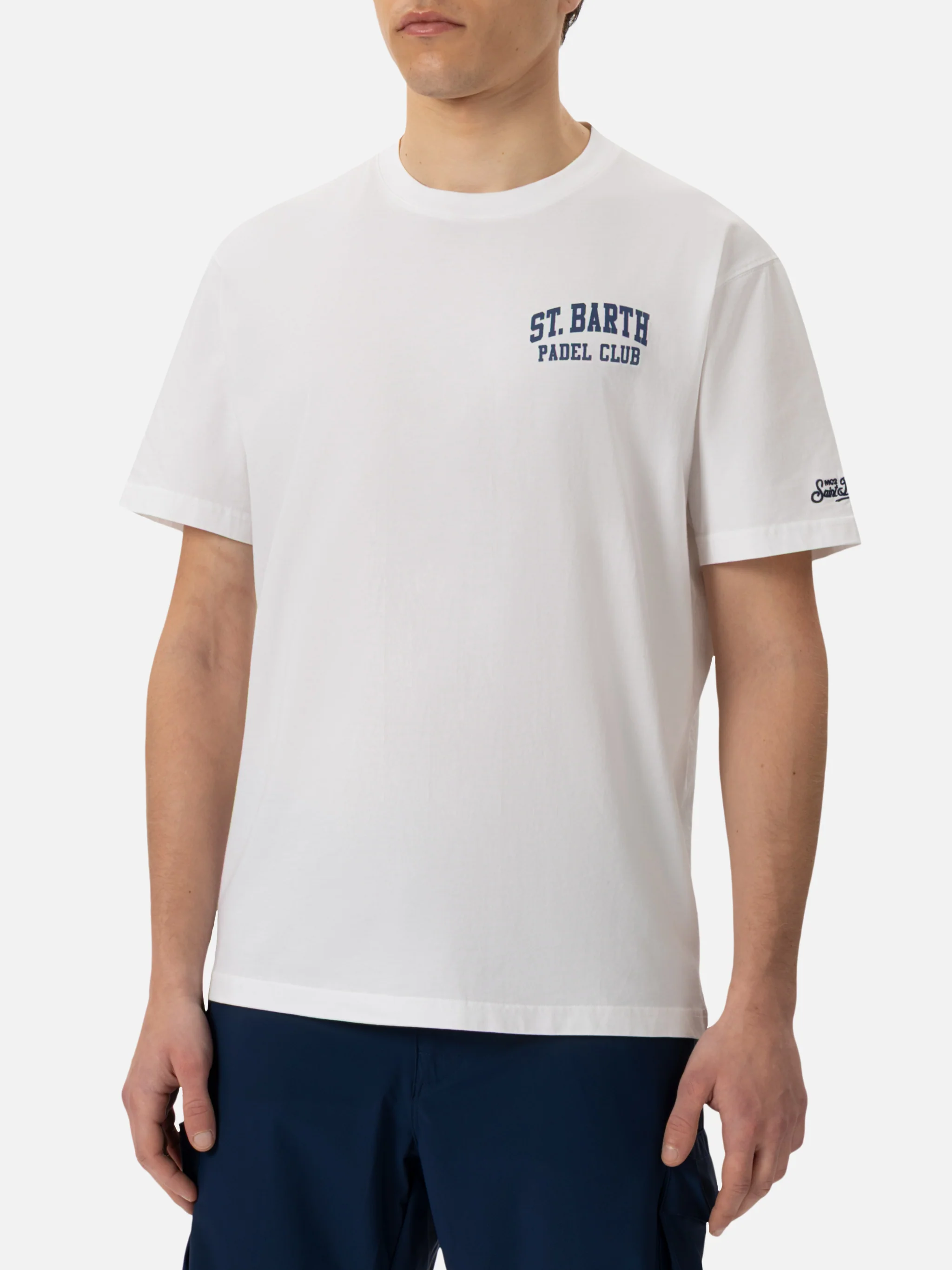 Heren katoenen T-shirt met Snoopy Padel Club-print | SNOOPY PEANUTS® S