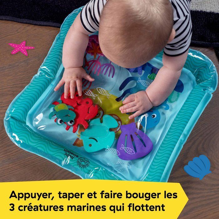 BABY EINSTEIN Tapis à eau bébé Découverte sensorielle Ocean Explorers - 0 à 36 mois