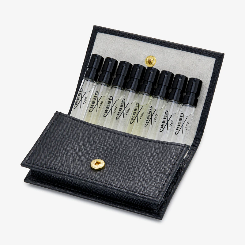 Creed leren portemonnee - zwarte set voor mannen