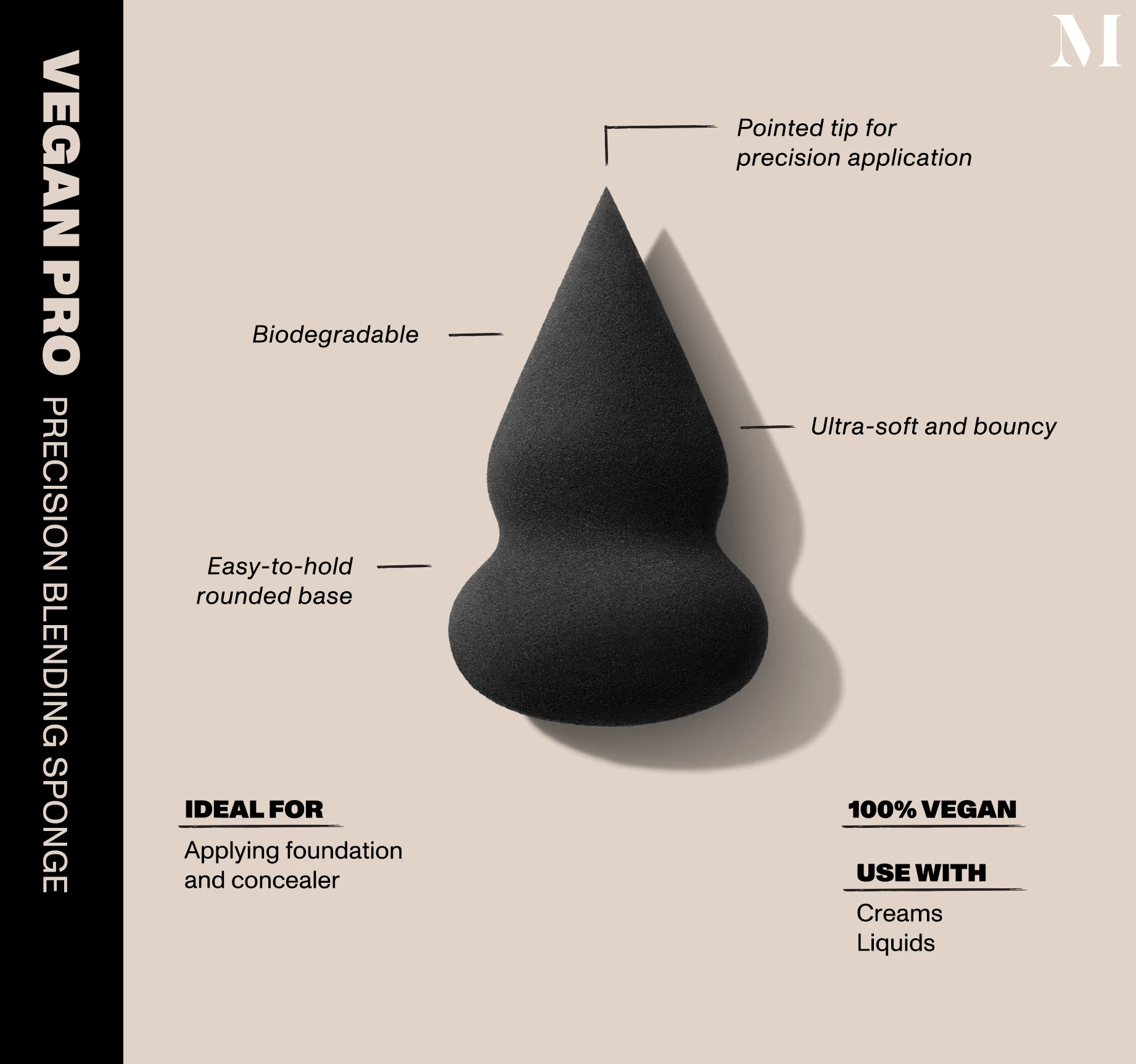 Burete de amestecare de precizie Vegan Pro Series - Morphe