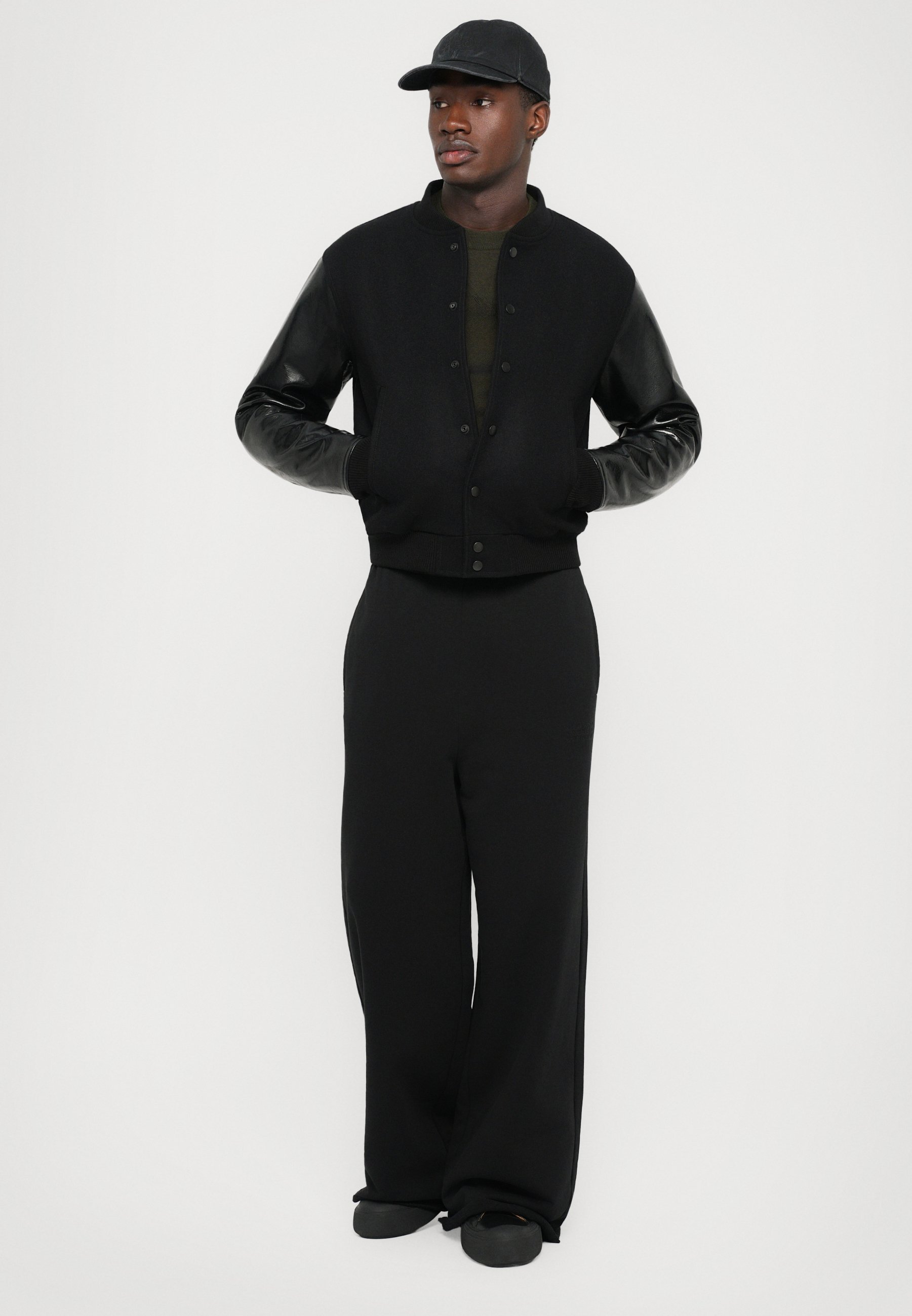 Veste en similicuir MM6 Maison Margiela - noire