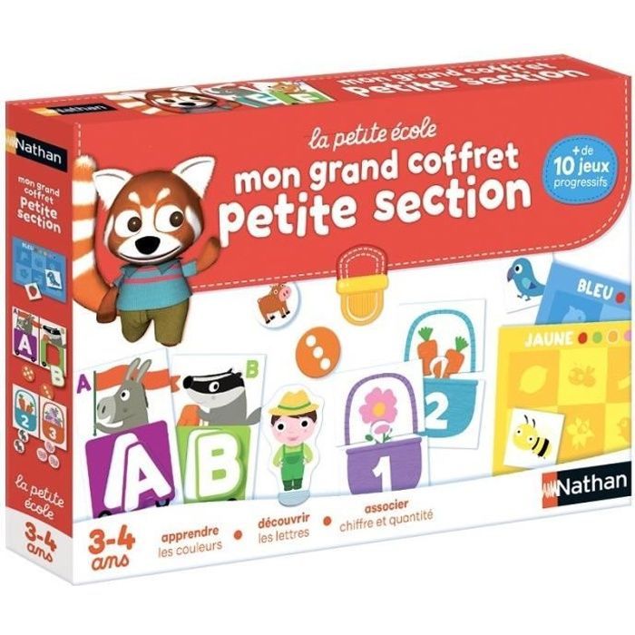 Gioco educativo - NATHAN - La piccola scuola - Il mio grande cofanetto per la scuola materna