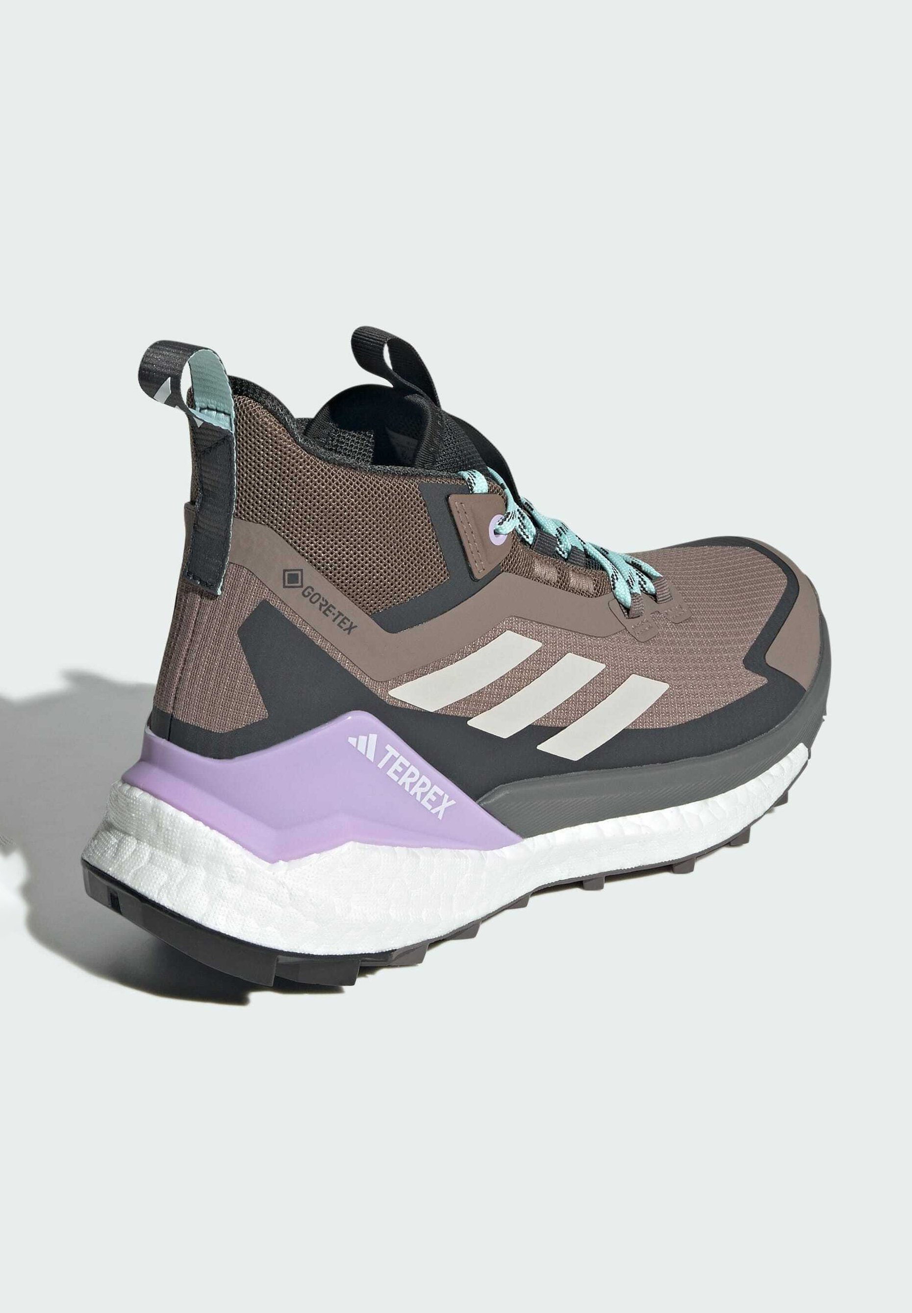 Adidas Terrex FREE - Buty trekkingowe - brązowy/beżowy ślad