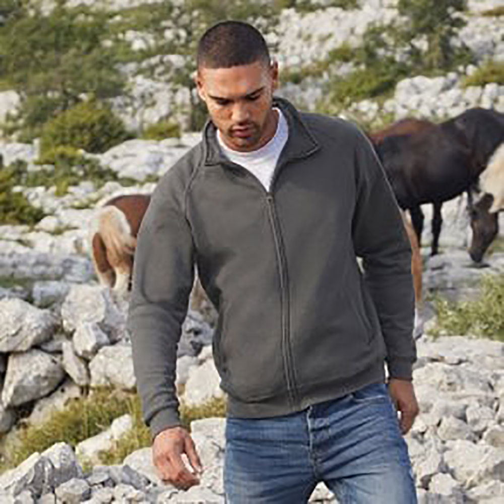  Chaqueta / Sudadera Ligera Con Cremallera Fruit Of The Loom