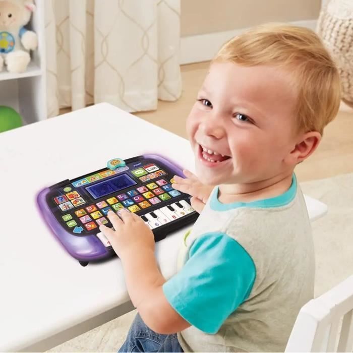 VTECH P'tit Genius Magic Light Pædagogisk Tablet til børn fra 2 år - Sort/Blå - Unisex