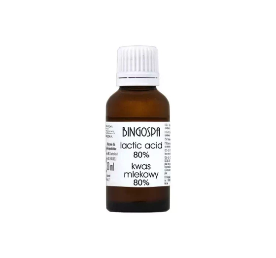 BingoSpa kwas mlekowy 80% do pielęgnacji skóry 30 ml