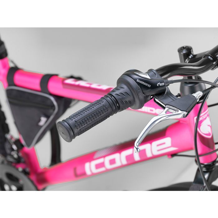 Bicicleta de montanha - Unicorn - Suspensão total - 24 polegadas - 21 velocidades - Suspensão hidráulica - Unissex - Cross Country