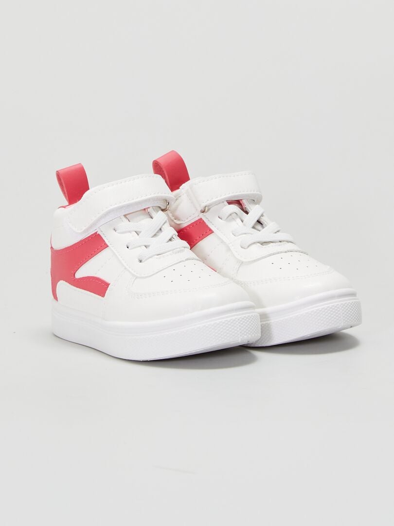 Tricolor Sportswear hoge sneakers - wit