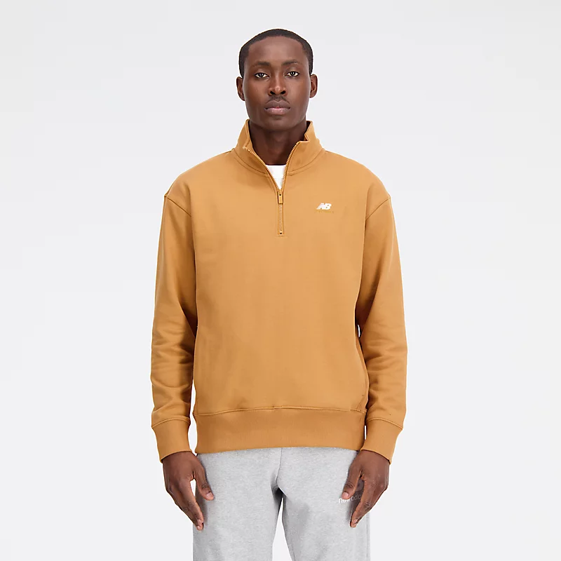 Homme Athletics Remastered French Terry 1/4 Zip - TABACO