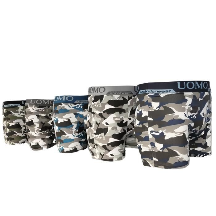Calzoncillos bóxer para hombre (paquete de 5) - Ropa interior de algodón para hombre
