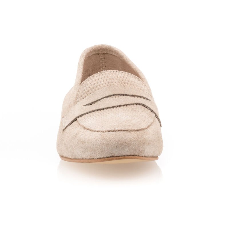Mocassins / chaussures bateau Femme Beige
