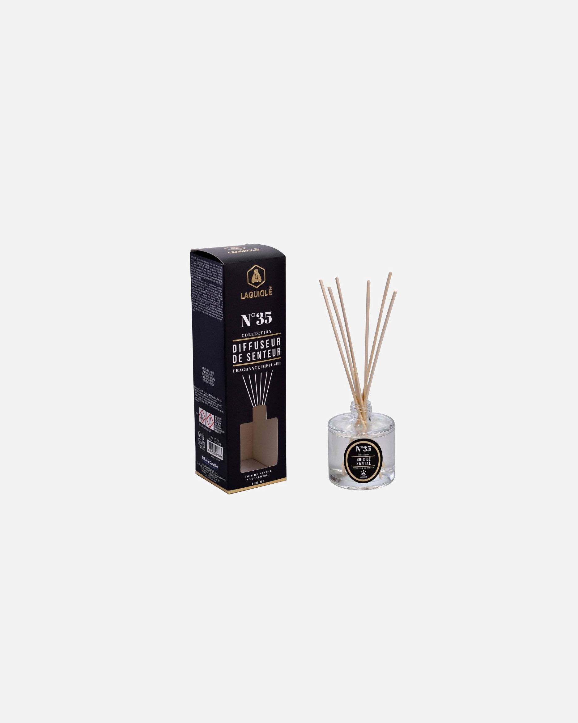 La guiole Diffuseur Parfum de Bois de santal 100 ml