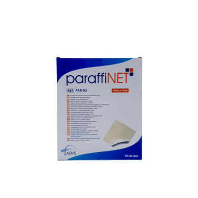 Compresses de paraffine grasse Zarys 10x10cm, 10 unités