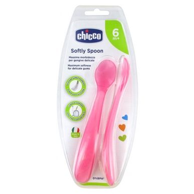 Chicco Silikonskje 6M 2 enheter 2 enheter