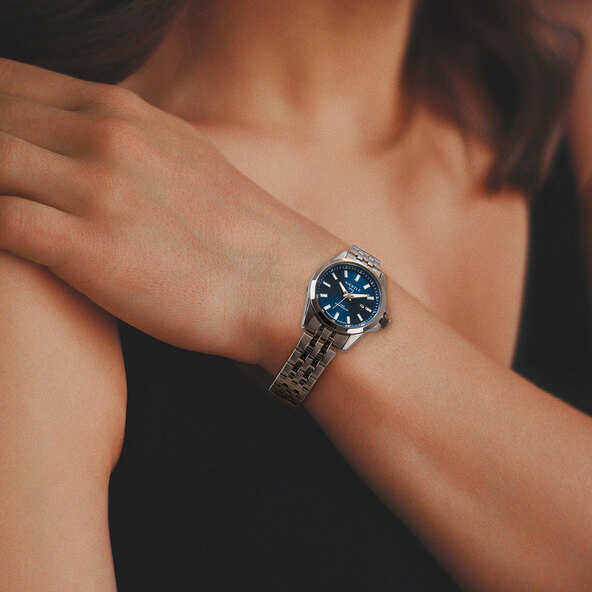 Damen-Armbanduhr mit Datumsanzeige Model-No AN4-KIAU-ML