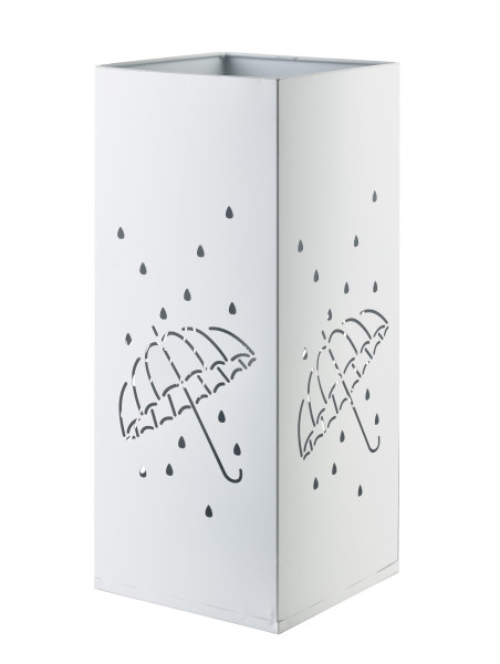 Parasolnik CEDRIC WHITE 20x20x48,5cm