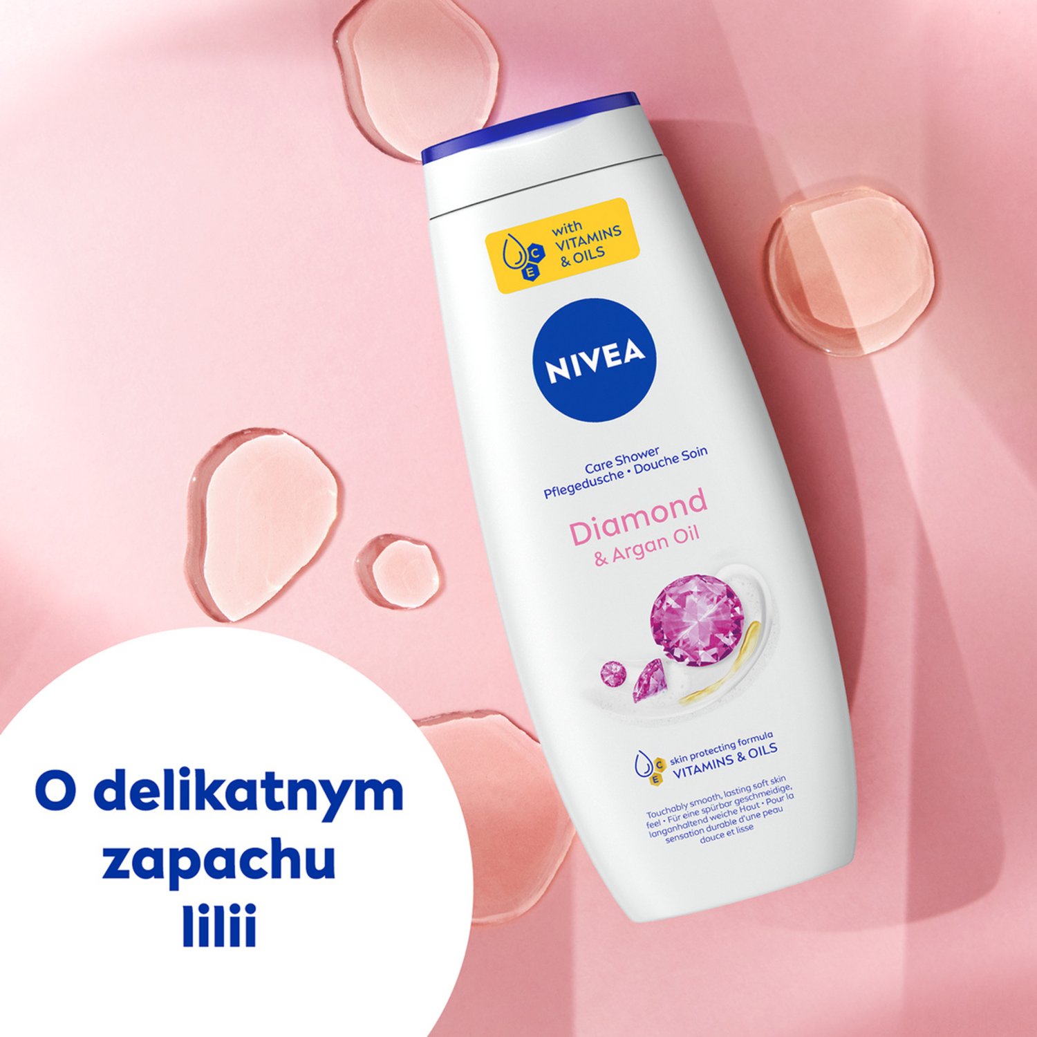 Nivea gel za prhanje Diamond Touch 500 ml