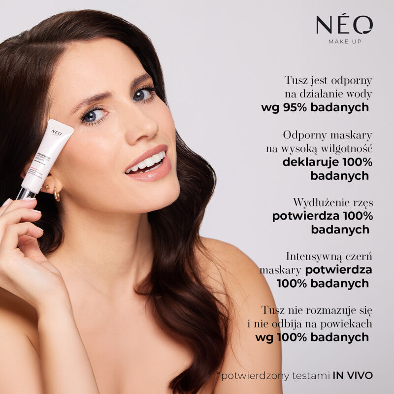 Neo Make Up Intense Serum ūdensizturīgā skropstu tuša