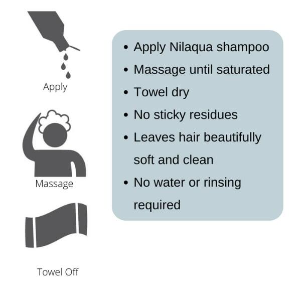 Shampoo Nilaqua Towel Off 500ml