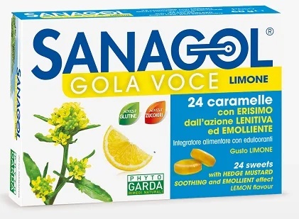 PHYTO GARDA Phyto Garda Sanagol Voix de la Gorge Saveur Citron 24 bonbons pour soulager les maux de gorge
