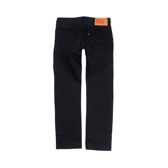 Calça jeans Levi's 501 Classic Straight Fit preta masculina