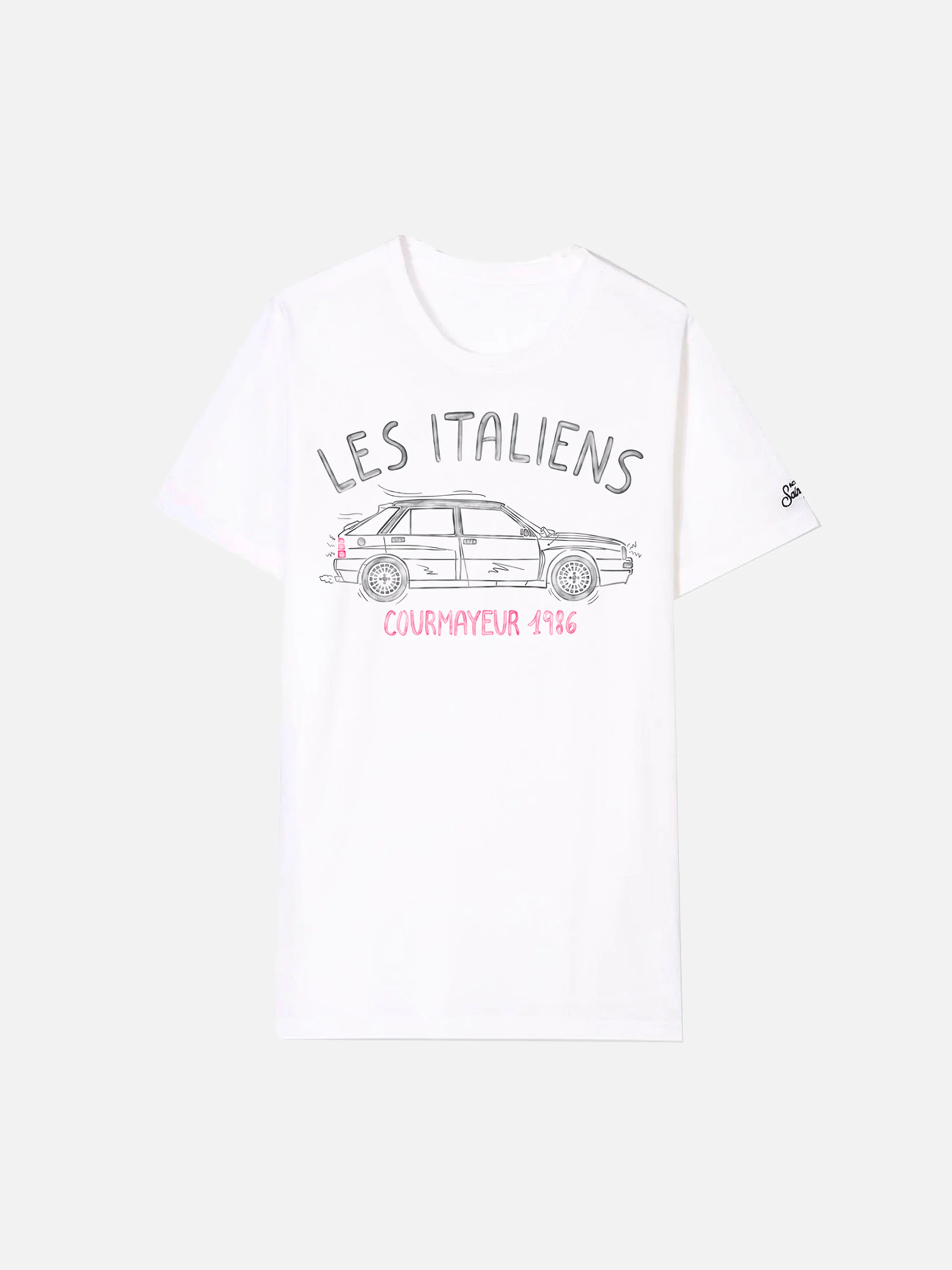 T-shirt Les Italiens Courmayeur 1986 van katoen
