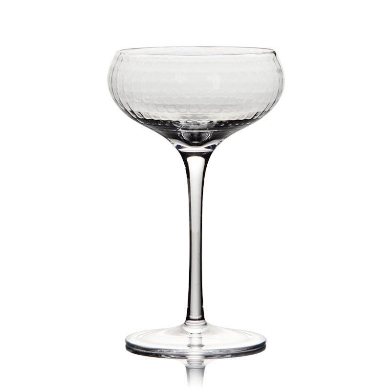 Spedizione gratuita. Set di 4 bicchieri da cocktail Martini in cristallo da 200 ml.