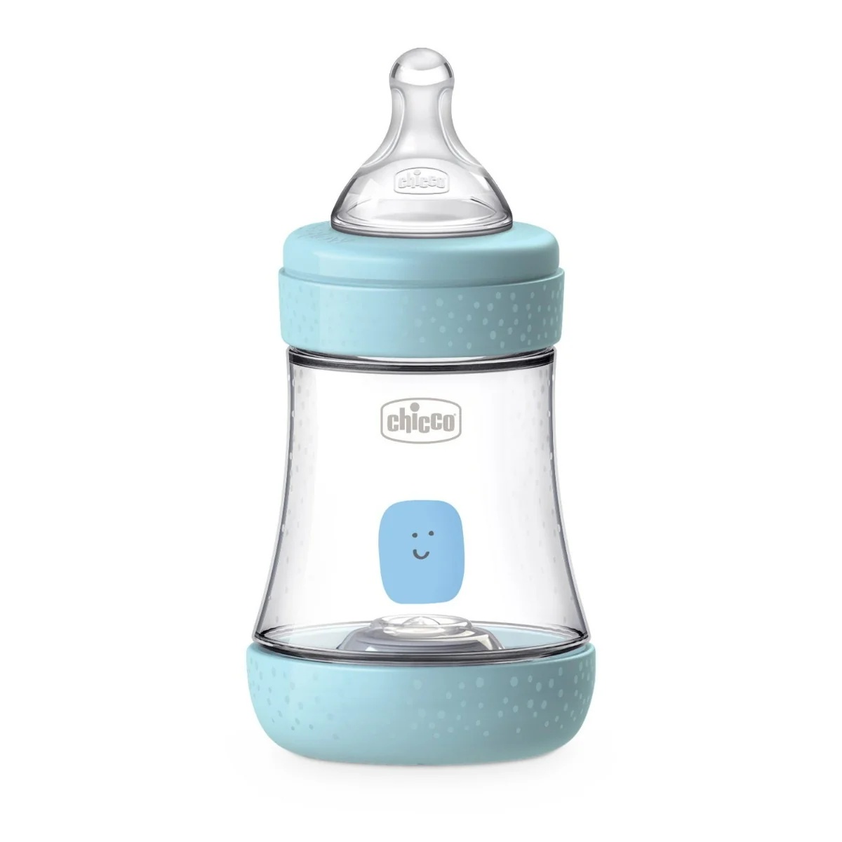 CHICCO Chicco Perfect5 blaue Flasche 150ml silber 1 Loch