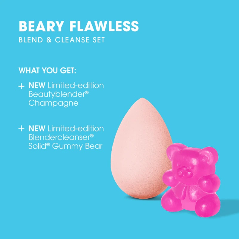 beautyblender® Најслађи сет за чишћење лица Beary Flawless