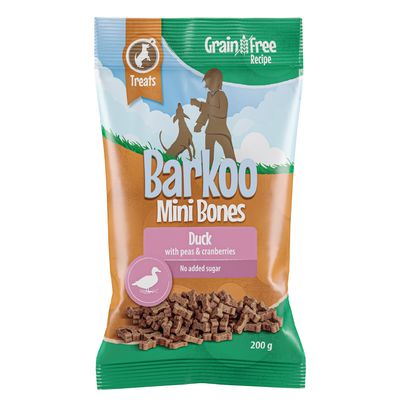 Barkoo Kornfri Semifugtige Mini Bones 200g