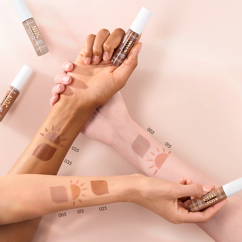 Bronzer líquido Catrice Melted Sun com acabamento matte