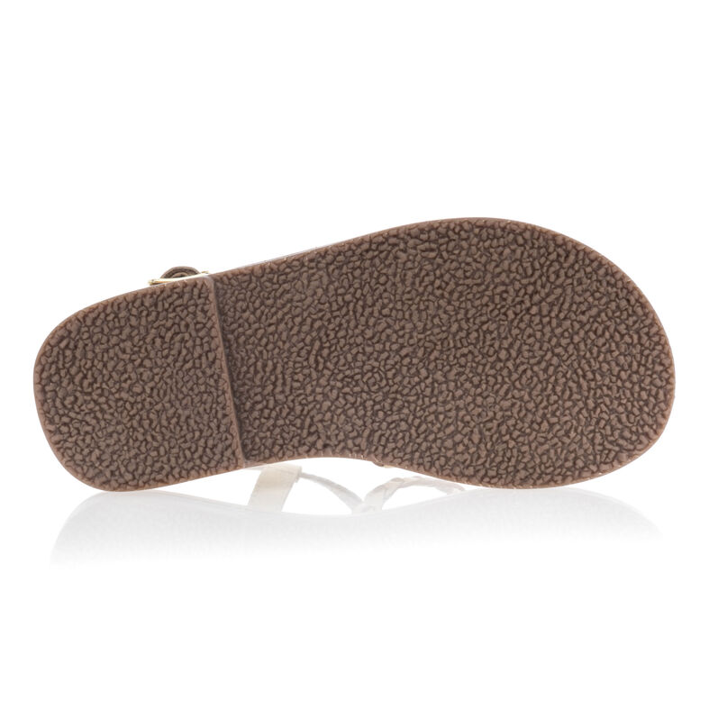 Sandalias amarillas para niña / Zapatos de punta abierta
