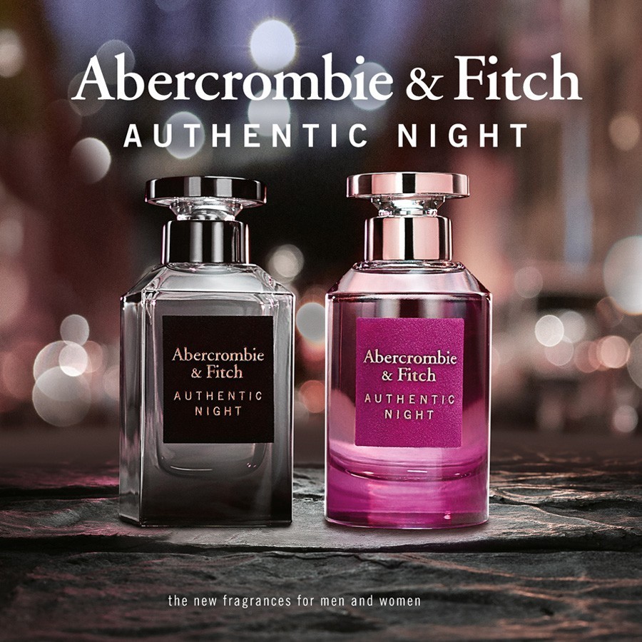 Abercrombie & Fitch parfimērijas ūdeņi Authentic Night Eau de Parfum – 30 ml