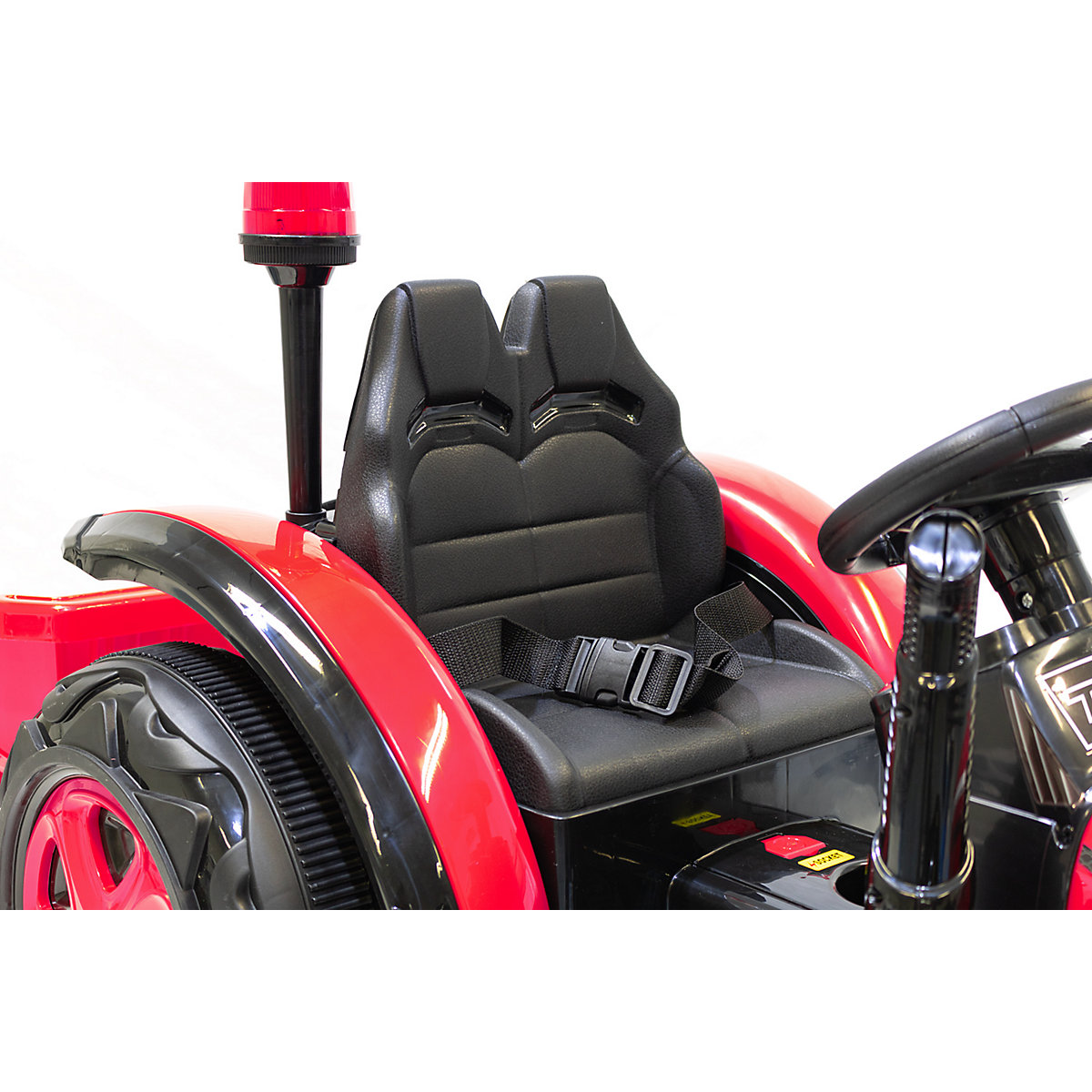 Kidcars lasten sähkötraktori 2x30W 12V 7Ah 2.4G RC sis. peräkärryn vihreä