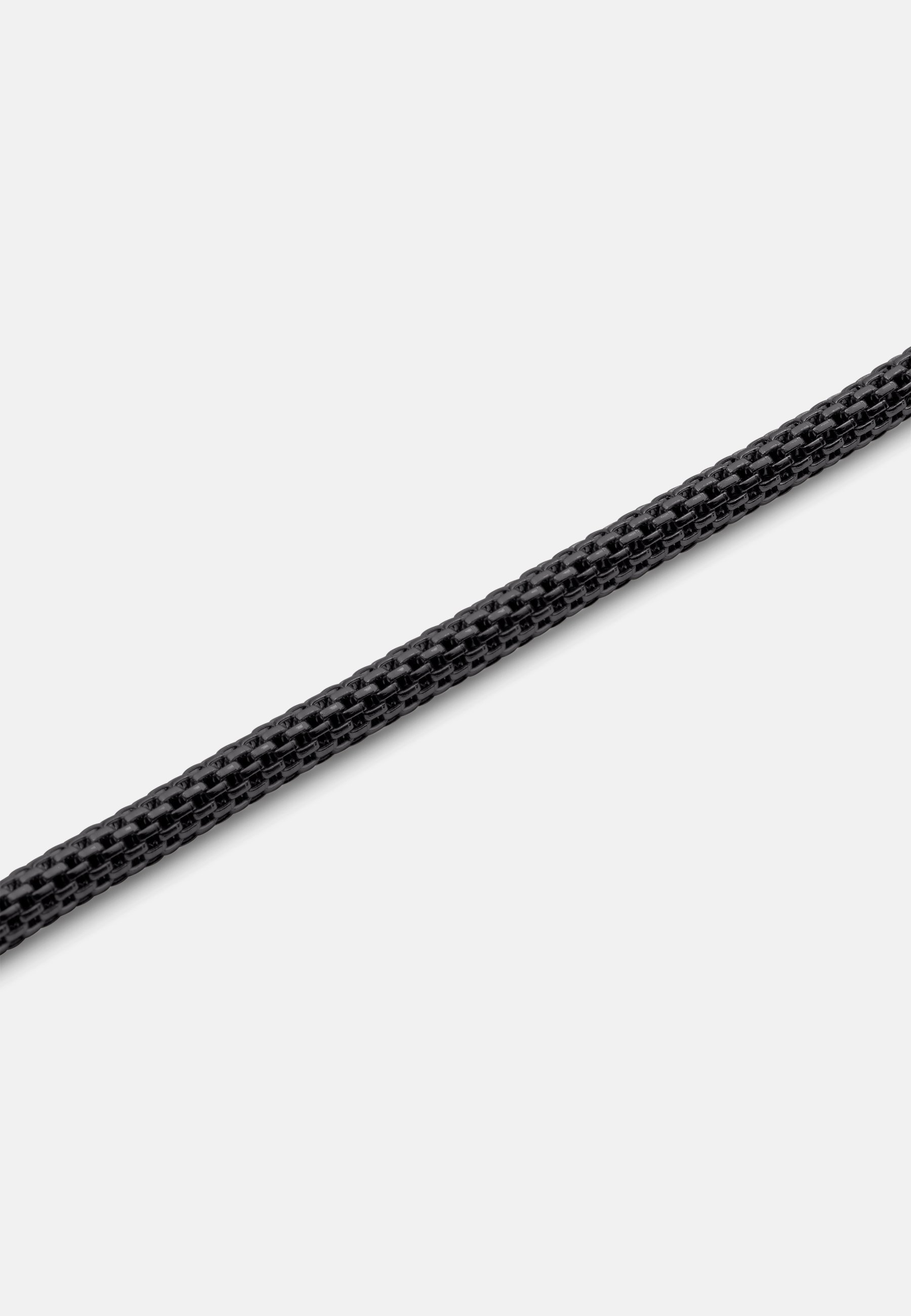Daniel Wellington TIDE MESH KETTING ZWART 2.8 - Halsketting - zwart