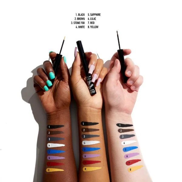 NYX Professional Makeup Epic Semi-Perm tekutá linka na pery hnedá