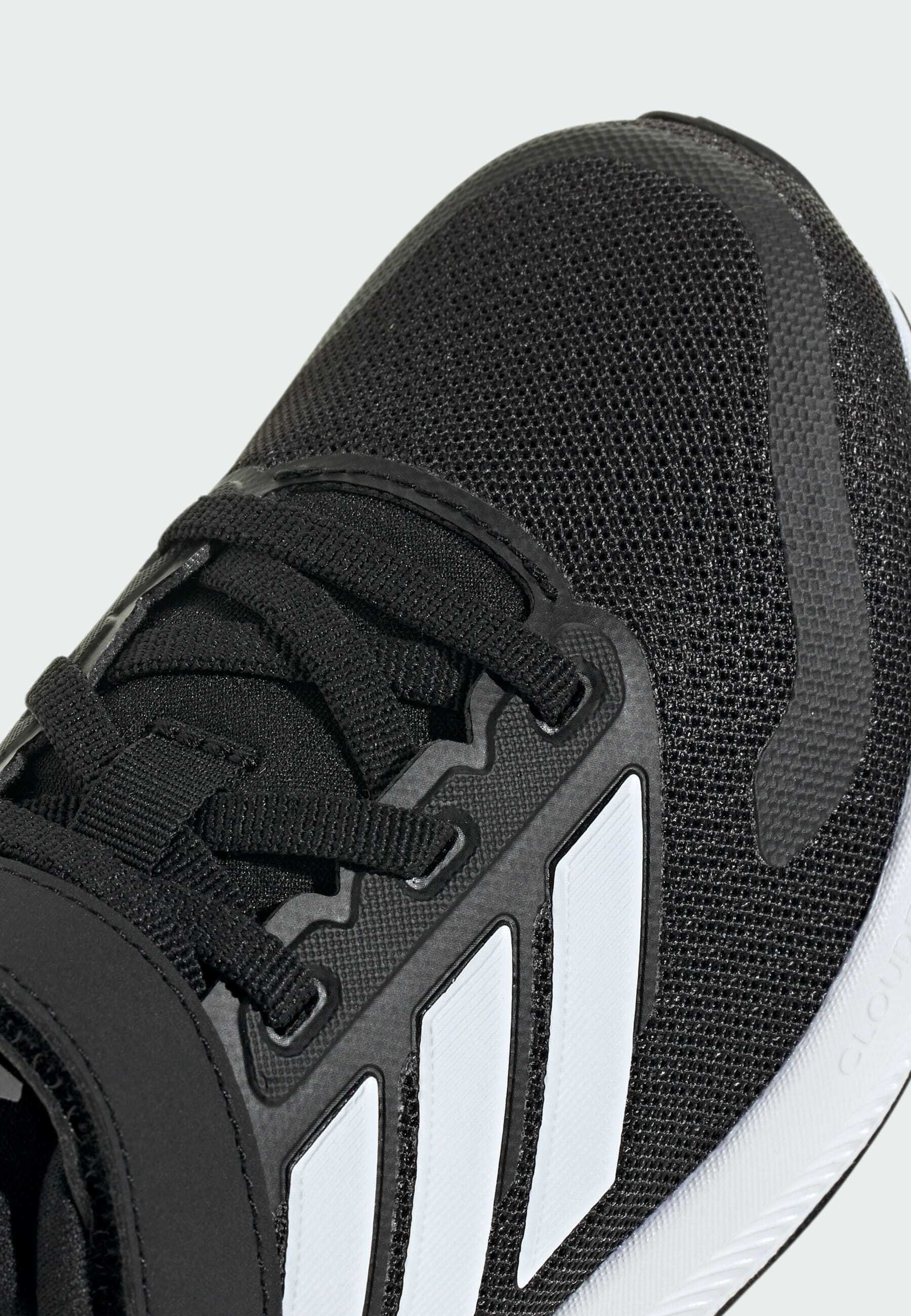 adidas Performance RUNFALCON 5 EL C - Buty do biegania po asfalcie - core black cloud white cloud white
