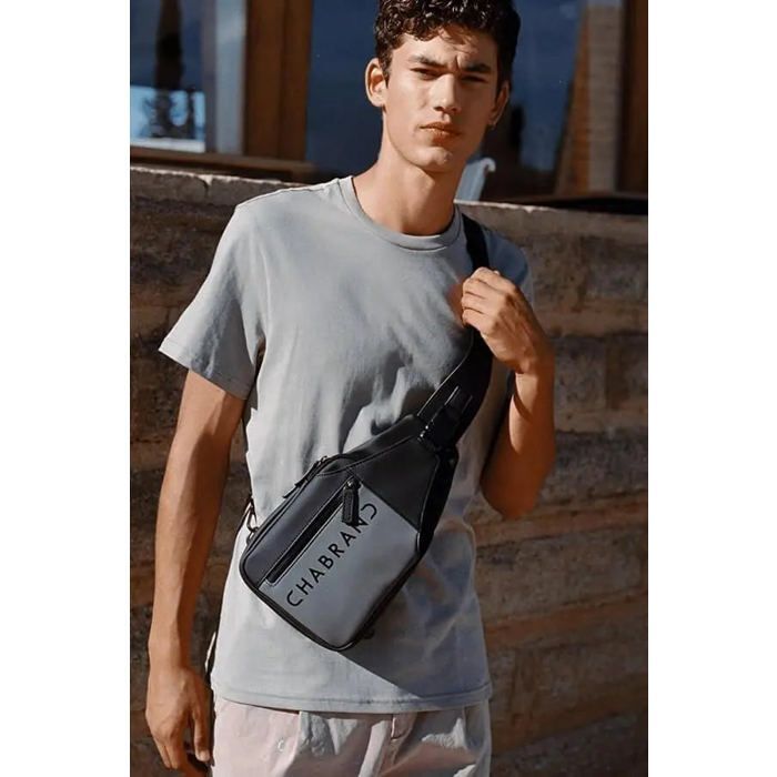 Chabrand Sacoche Holster Zippée Touch Bis Noir / Gris