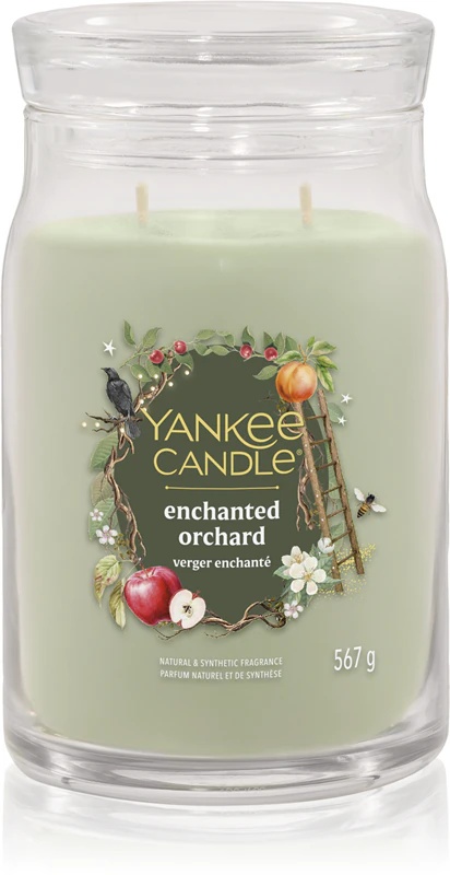 Dišeča sveča Yankee Candle Enchanted Orchard Signature