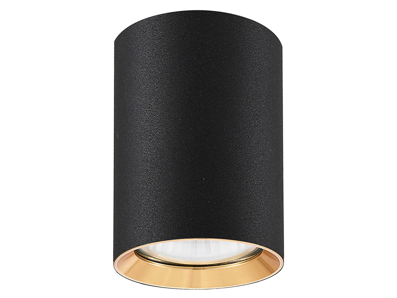 Plafon Manacor 9 cm metalowy czarny