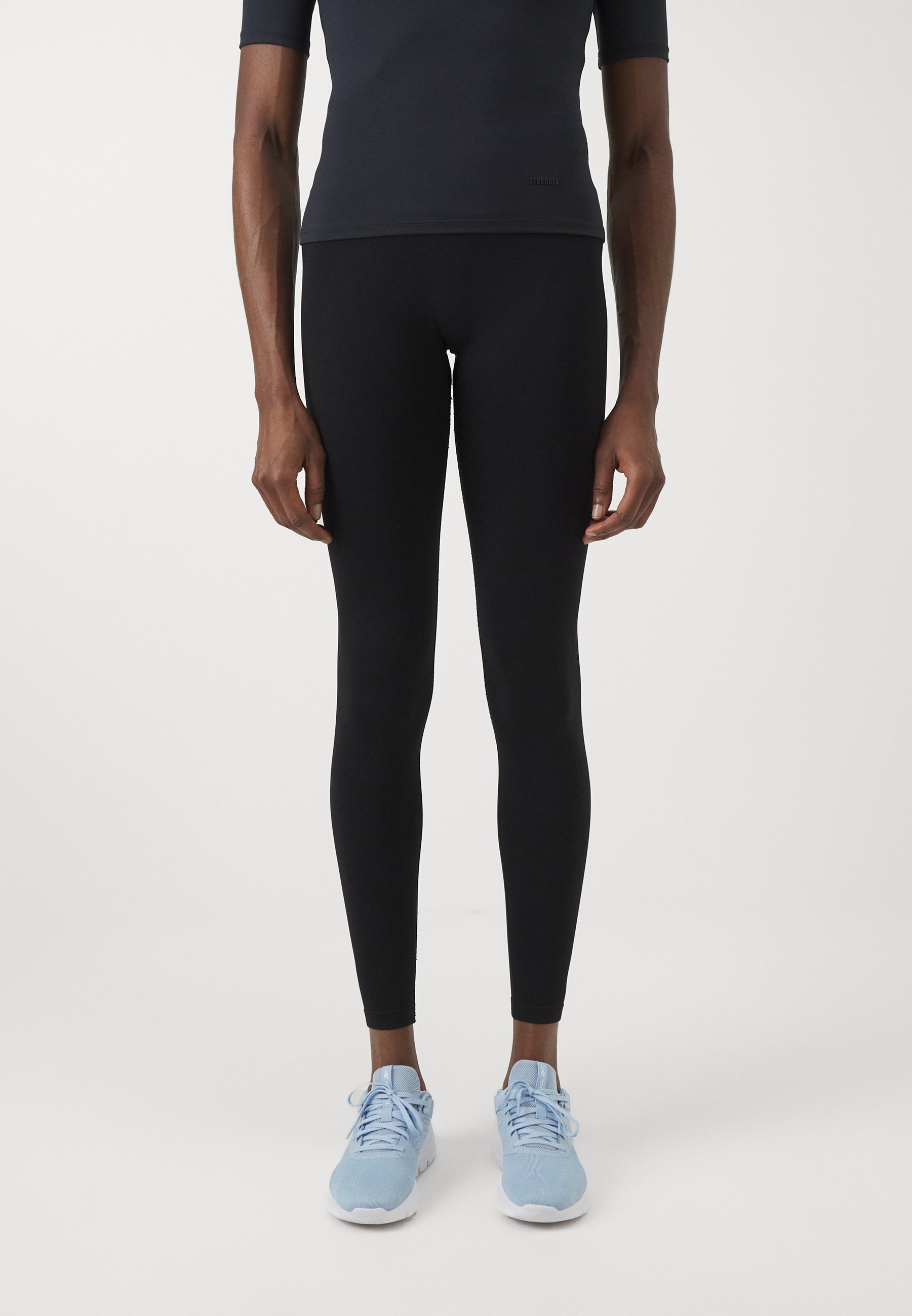 Stevige, naadloze contourlegging - Leggings - zwart