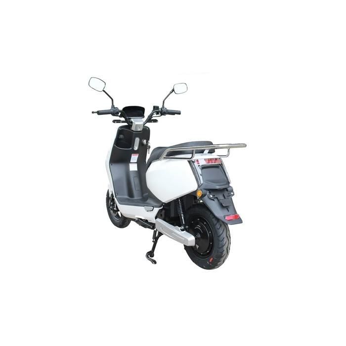 ZION Electric Scooter – Lithium Battery, 50cc Equivalent – Color: White, Battery: 60v29Ah
